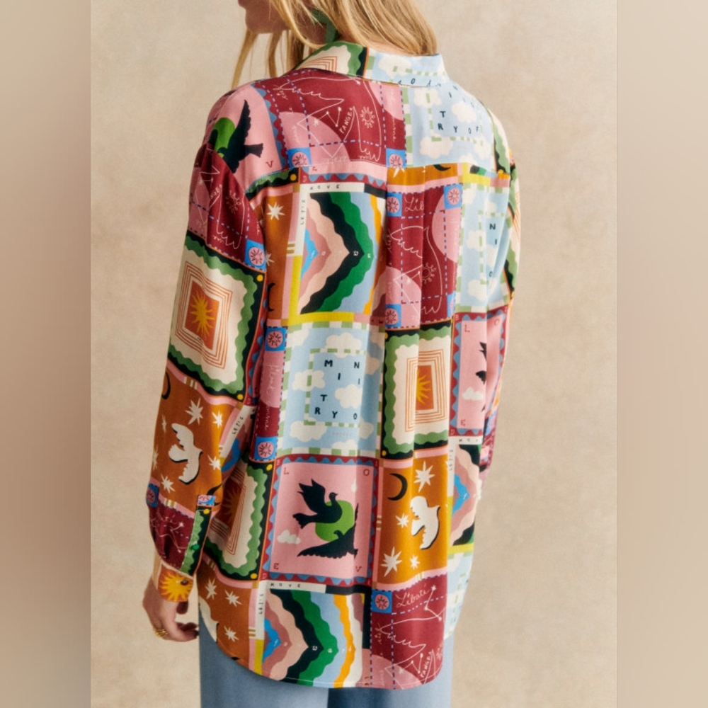 sezane x pangea max shirt rare